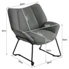 Leinen Loungsessel Relaxsessel Lesesessel Ohrensessel Produktbild-Vorschau 7