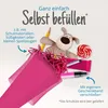 itenga Bastelschultüte mit Verschluss PINK 6eckig 85cm Produktbild-Vorschau 6