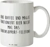 Mr. & Mrs. Panda Teetasse Spruch Kundensupport Magie - Weiß Produktbild-Vorschau 1