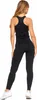 Damen Leggings Sportlich Hohe Taille Blickdicht Gerippt Produktbild-Vorschau 8
