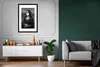 MuchoWow® Gerahmtes Poster Mona Lisa mit weißer Mundhaube - Produktbild-Vorschau 8