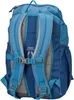 The back of a blue backpack is shown. Voir les images du produit