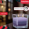 KOTARBAU® Bougie parfumée à 2 mèches dans un verre Bougie à Voir les images du produit 2