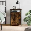 vidaXL Comodino rovere fumé 40x42x60 cm materiale a base di Anteprima dell’immagine prodotto 1
