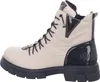 Rieker Damen Stiefelette Beige Schwarz  – Bequem & Produktbild-Vorschau 13