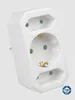 Steckdosenadapter 3fach, 1 Schuko/2 Euro Produktbild-Vorschau 2