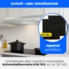 Bomann® Dunstabzugshaube 60cm Unterbau | für Umluft und Produktbild-Vorschau 3