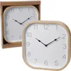 Quadratische Wanduhr aus Holz weiß 30cm Produktbild-Vorschau 14