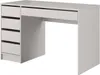 Nábytek24 Psací stůl Ada s 5 zásuvkami Cashmere 125 X 75 X Náhled obrázku produktu 1