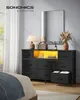 SONGMICS Komoda s 8 zásuvkami z látky, televizní stolek s Náhled obrázku produktu 1