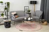 Teppich HAMPTON Lux Kreis rosa Rosa rund 140 cm Produktbild-Vorschau 4