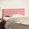 vidaXL Testiera Rosa 90x5x78/88 cm Velluto Anteprima dell’immagine prodotto 2