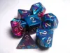 Chessex 7-Würfelset Gemini Polyhedral Purple-Teal/Gold Produktbild-Vorschau 3