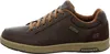 Side view of a brown Skechers sneaker. Voir les images du produit