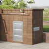 Cassetti Porta camino Porta Bbq a tre livelli in acciaio Anteprima dell’immagine prodotto 8