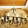 Lampadario castello 60 cm portacandele candela metallo Anteprima dell’immagine prodotto 1