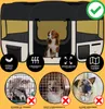 Faltbarer Welpenlaufstall für Hunde & Katzen | Mobiles Produktbild-Vorschau 3