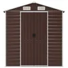 vidaXL Gartenhaus Braun 191 x 215 x 198 cm Verzinkter Stahl Produktbild-Vorschau 3