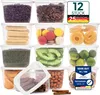 uandu Vorratsdosen Set, BPA frei Aufbewahrungsbox mit Produktbild-Vorschau 1
