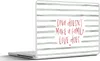 MuchoWow® Laptop Aufkleber Sticker Cover Zitate - Die DNA Produktbild-Vorschau 1