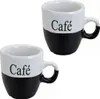 Lot de 2 tasses Koopman, en céramique, 7 x 7,5 cm, 150 ml, Voir les images du produit 1