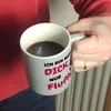 Katzen Glitzer-Kaffeebecher mit Spruch Ich bin nicht dick, Produktbild-Vorschau 6