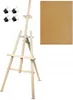 Holzstaffelei aus Buchenholz 178 cm mit Zeichenbrett 40 x Produktbild-Vorschau 1