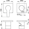 KEUCO EDITION 11 Einhebelmischer Set Unterputzmodell für 2 Produktbild-Vorschau 2