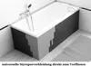 Badewanne Sfera 160 X 95 cm rechts + Styroporverkleidung Produktbild-Vorschau 6