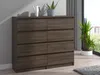 Komoda s 8 zásuvkami 120cm skříňový příborník příborník Náhled obrázku produktu 2