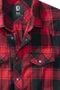 Brandit - CHECKED FLANELL Shirt rot / schwarz - 5XL Voir les images du produit 16