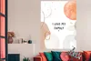 MuchoWow® Poster Ich liebe meine Familie - Zitate - Produktbild-Vorschau 2