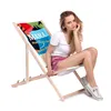 Dreamroots Chaise longue pliante en bois, jusqu'à 130 kg, Voir les images du produit 2