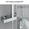 Duschsystem mit Thermostat Duscharmatur Regendusche Produktbild-Vorschau 4