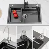 CECIPA 70*45 Edelstahl-Küchenspüle, Überbauspüle, geprägte Produktbild-Vorschau 7
