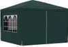 vidaXL Tenda per feste 3x3 m verde Anteprima dell’immagine prodotto 2