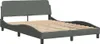 vidaXL Bedframe "Dover", donkergrijs, 120x200 cm, met Productafbeelding-voorbeeld 3