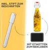 Praknu 6er Set Glasflaschen 500ml Bügelverschluss Eckig - Produktbild-Vorschau 6
