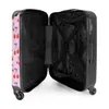 NoBoringSuitcases.com® Großer Koffer - Lila mit roten Produktbild-Vorschau 4
