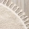 Volero - Teppich Hochflor Rund - Lofty Fringe Creme Weiß - Produktbild-Vorschau 6