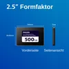 Philips SSD 500 GB intern 2,5 Zoll SATA III S130 Leserate Produktbild-Vorschau 2