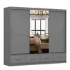 2er-Set Schwebetürenschrank Schrank Kleiderschrank FLORENCE Produktbild-Vorschau 4