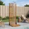 vidaXL Doccia da giardino, 205,5 cm, legno di acacia Anteprima dell’immagine prodotto 2