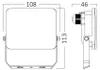 Projecteur LED Braytron 10 W, IP65, 3CCT, éclairage Voir les images du produit 5