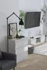 Biela komoda do obývačky so zásuvkami, výška 70 cm, 3 Náhľad obrázku produktu 4
