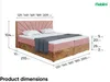 MEBLINI Boxspringbett mit Bettkasten - Gepolstert Produktbild-Vorschau 7