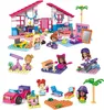 Barbie Bricks Big Set Malibu HBF32 440el. Anteprima dell’immagine prodotto 2