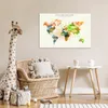 MuchoWow® Poster Weltkarte - Farbe - Farben 60x40 cm - Produktbild-Vorschau 7