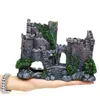 Kunstharz-Aquarium, altes Schloss, Dekoration, Aquarium, Produktbild-Vorschau 5