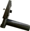A black plastic sink overflow fitting is shown against a white background. Produktbild-Vorschau